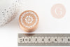 Tampon bois dentelle 3cm, x1 (G0334)