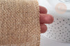 Toile de jute beige 150mm, x1 Mètre (G7979)
