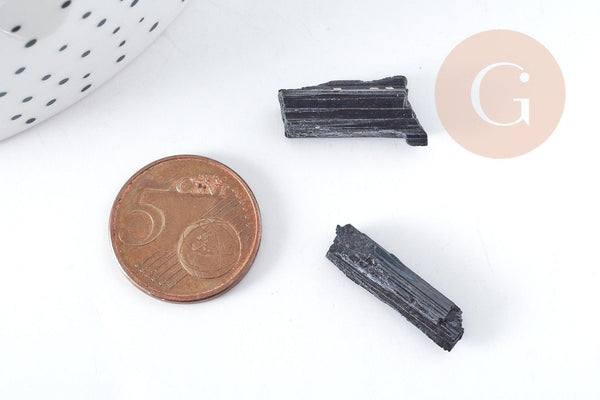 Tourmaline noire brute 20-35mm, x1 (G8285)