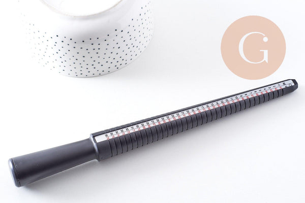 Triboulet Baguier outil de mesure bagues doigts plastique, x1 (G10503)