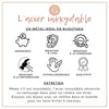 Pendentif médaille ronde Bélier acier 304 inoxydable doré à graver, x1 (G6114)