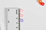 perle ronde Lettre Alphabet plastique multicolore, x10 grammes (G8826)