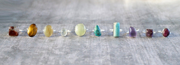 Precious stones, fine stones and natural stones