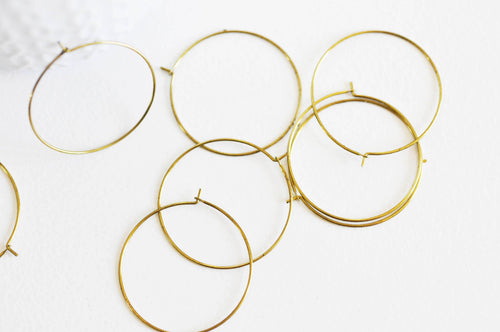 Raw brass buckles