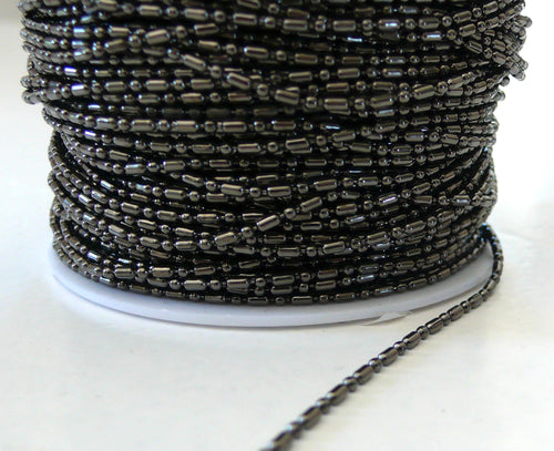 Cadenas por metros en color negro y metalgun