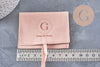 Pochette microfibre suédée cadeau bijou personnalisée,x1 ou x5 (G10993)