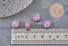 Granulés cire violet nacré à cacheter, fourniture pour sceaux personnalisés pour sceaux et invitations de mariage DIY, x100 (G3971)