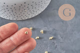 Rubber bail for golden brass pendant 6.5x3.5mm, x10 VALID