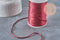 Cordón cola de ratón poliéster burdeos 2mm, x5 metros VÁLIDO