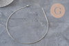 Necklace prisoner chain platinum stainless steel 2mm/37.8cm, x1 VALID