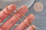 Chaine maille lanterne acier 304 inoxydable doré 2mm, x1 mètre (G11333)