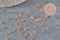 Anneaux de jonction acier 304 inoxydable or rose 3.5x0.6mm, x50 (G11350)-Anneaux-Gingerlily Perles