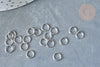 Anneaux de jonction ronds acier 304 inoxydable 6mm, x3gr (G8001)
