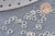 Anneaux ronds acier 304 inoxydable argenté 3.5mm x0.mm, x 50 anneaux (G10861)