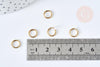 Anneaux ronds laiton brut 6mm, x5gr (G8296)