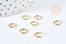 Anneaux ronds laiton brut 6mm, x5gr (G8296)