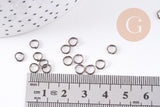 Anneaux ronds métalgun anneaux ouverts 5mm, x20 (G1417)