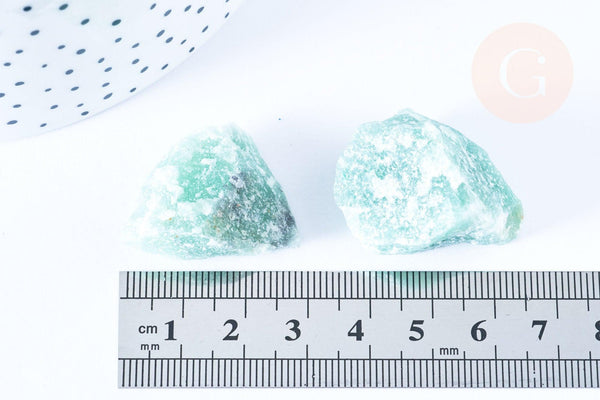 Aventurine naturelle brute 10-35mm, x1 (G6453)