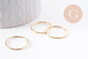 Bague alliance anneau fin gold-filled taile 7/18 gauges, x1 (G10205)