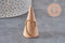 Adjustable heart ring, 304 IP gold-plated stainless steel, size 57, x1 VALID