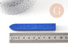 Batonnet de cire à cacheter bleue sans mèche, x1 (G3333)
