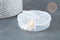 Boite rangement perles en plastique ronde 6 compartiments 7.8cm, x1 (G7213)