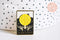 Broche pins carte tarot La roue de la fortune mystique émail noir doré émail 30.5mm,décoration veste,x1 (G6764)