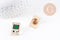 Broche pins console portable jeux vidéos doré émail noir 24x15mm, x1 (G5899)