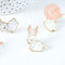 Broche pins lapin origami doré émail 31.5x23mm,broche dorée, décoration veste,x1 (G6375)