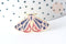 Broche pin's papillon mystique zamac doré 15.5x27mm, x1 (G7848)
