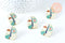 Broche pins visage art moderne doré émail 28x22mm,broche dorée,décoration veste,x1 (G6376)