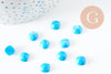 Cabochon carré turquoise naturel 8x8mm, x1 (G9686)