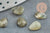 Cabochon goutte labradorite naturelle 6x8mm, x1 (G2270)