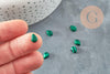 Cabochon goutte malachite de synthèse 6x8mm, x1 (G2807)