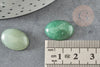 Cabochon ovale aventurine verte naturelle 18 x13mm, x1 (G0376)