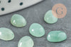 Cabochon ovale aventurine verte naturelle 8x6mm, x1 (G5060)