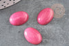 Cabochon ovale jade naturel teinté rose 18 x13mm, x1 (G2079)
