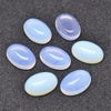 Cabochon ovale opalite blanche 14x10mm, x1 (G1564)