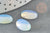 Cabochon ovale opalite blanche 14x10mm, x1 (G1564)