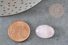 Cabochon ovale quartz rose naturel 18x13mm, x1 (G1663)