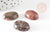 Cabochon ovale rhodonite naturelle 20x15mm, x1 (G2237)