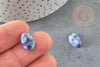 Cabochon ovale sodalite bleue naturelle 14x10mm, x1 (G2595)