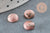 Cabochon rond Rhodochrosite naturelle 8mm, x1 (G8655)