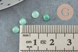 Cabochon rond aventurine verte naturelle 4mm, x1 (G2839)