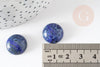 Cabochon rond bleu lapis lazulis 16mm x1 (G0431)