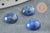 Cabochon rond bleu lapis lazulis naturel 8mm, x1 (G0394)