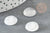 Cabochon rond cristal de roche naturel 14mm, x1 (G5054)
