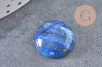 Cabochon rond dôme pierre naturelle 18mm, x1 (G10834)