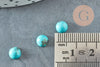 Cabochon rond howlite naturelle turquoise 6mm, x1 (G1010)