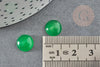 Cabochon rond jade naturel 10mm, x1 (G2808)